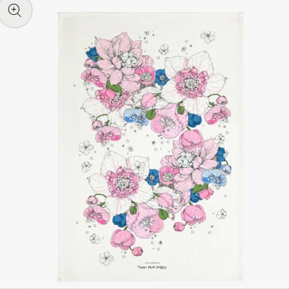 Sydäntalvi ( Heart Winter) Tea Towel